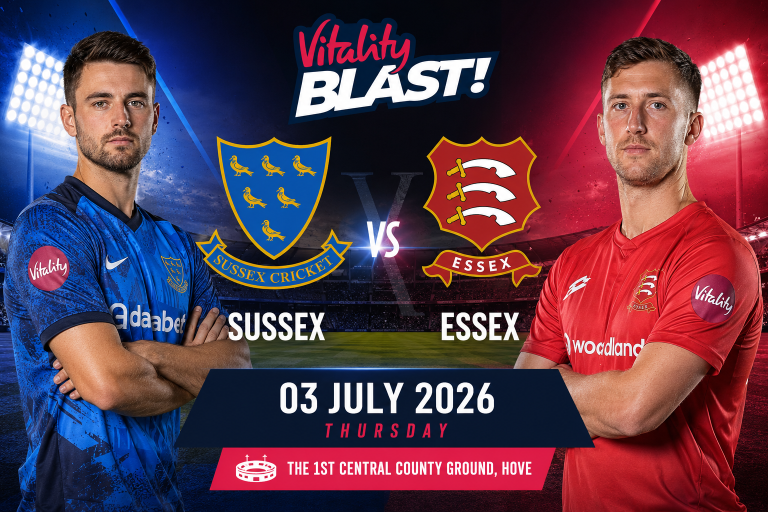 Sussex vs Essex Vitality Blast 03 July
