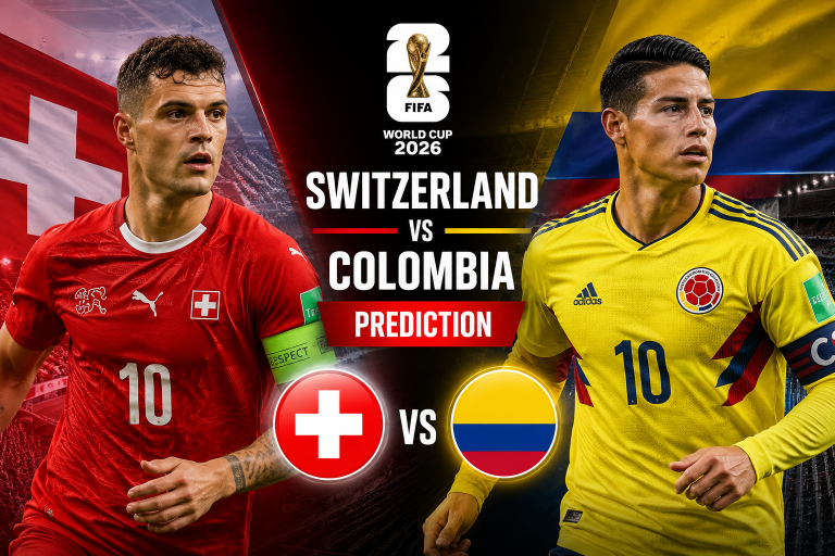 Switzerland vs Colombia Prediction FIFA World Cup 2026
