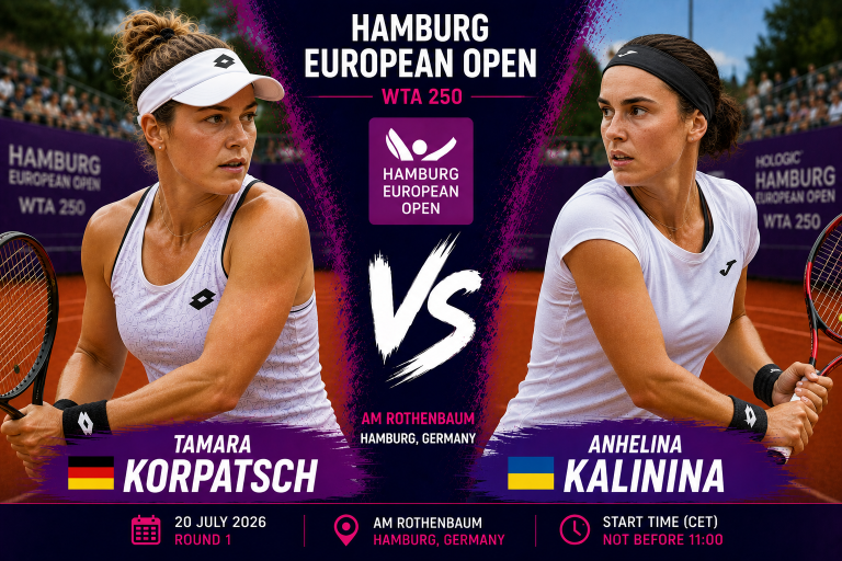 Tamara Korpatsch vs Anhelina Kalinina Hamburg European Open Prediction