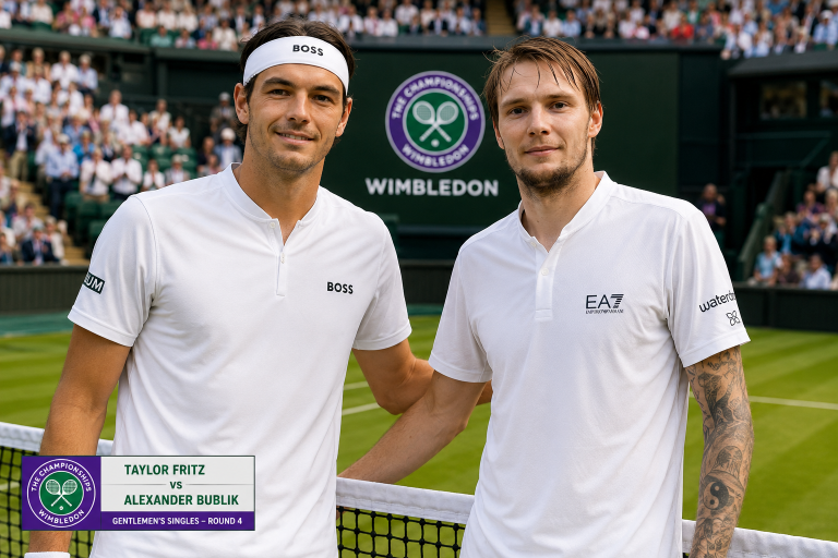 Taylor Fritz vs Alexander Bublik Wimbledon