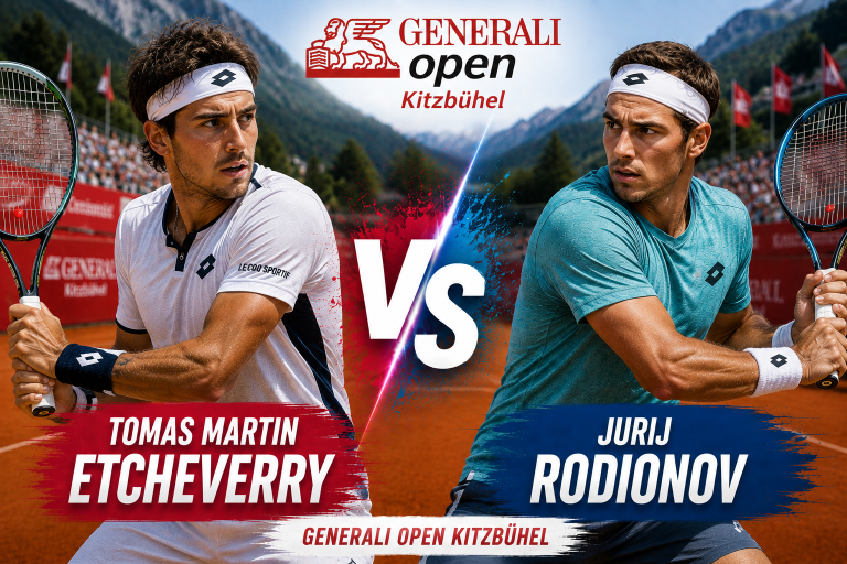 Tomas Martin Etcheverry vs Jurij Rodionov Generali Open Kitzbuhel Prediction