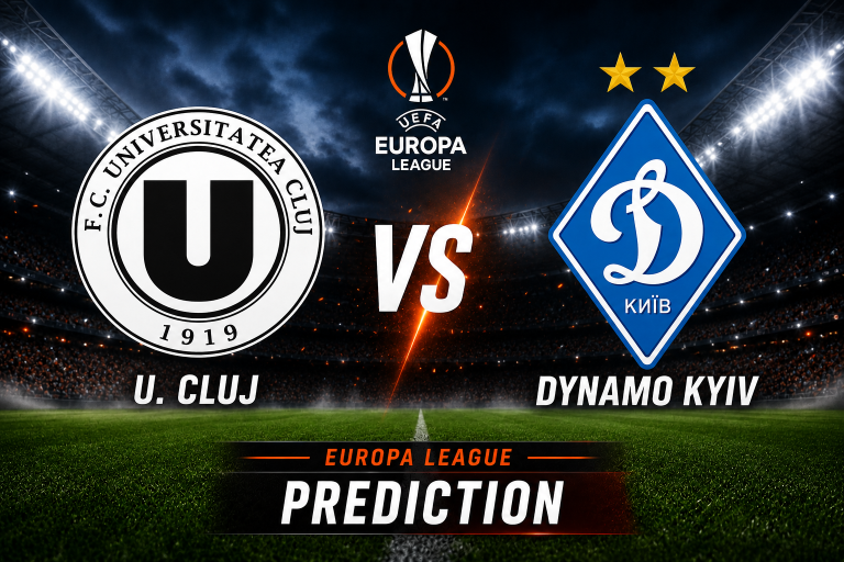 U. Cluj vs Dynamo Kyiv Europa League Prediction