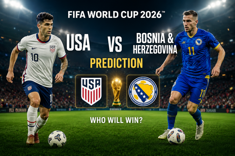 USA vs Bosnia & Herzegovina Prediction FIFA World Cup 2026