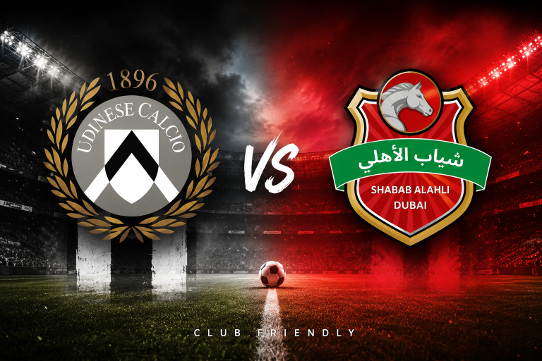 Udinese vs Shabab Al-Ahli Dubai Club Friendly Prediction