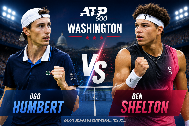 Ugo Humbert vs Ben Shelton ATP Washington Prediction