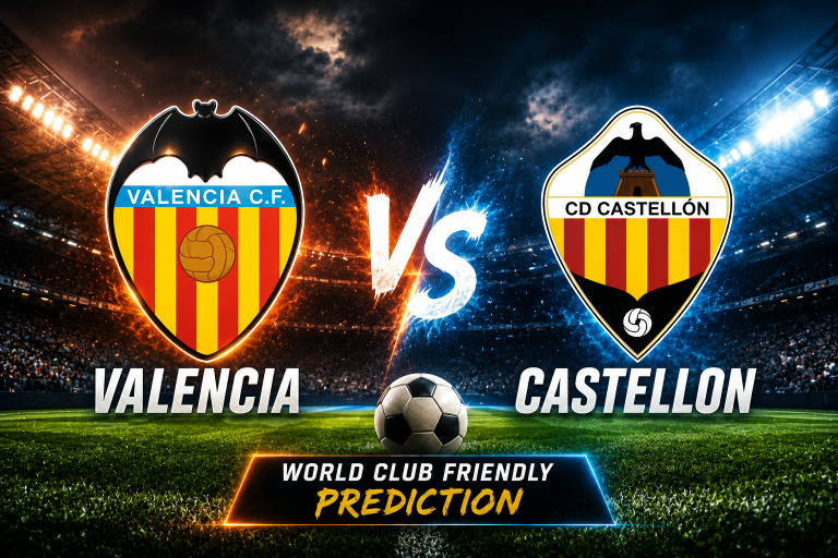Valencia vs Castellon World Club Friendly Prediction