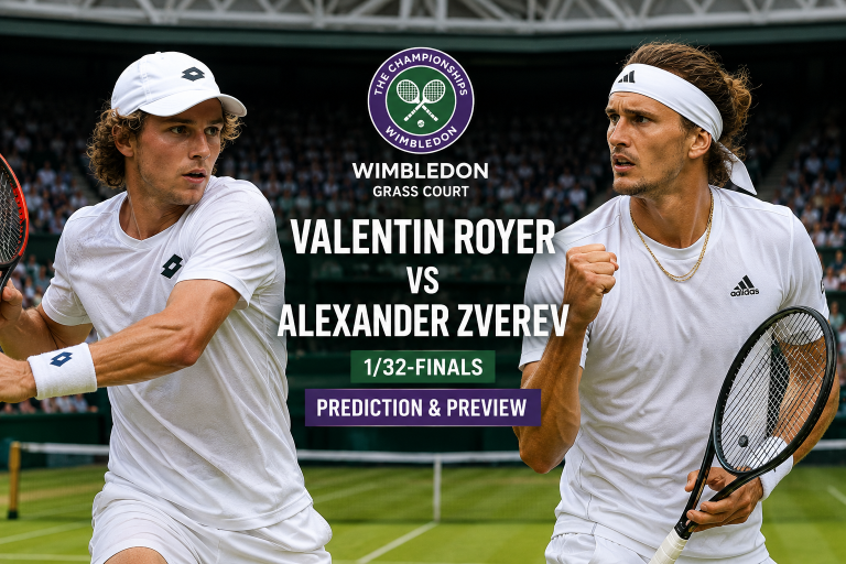 Valentin Royer vs Alexander Zverev Wimbledon