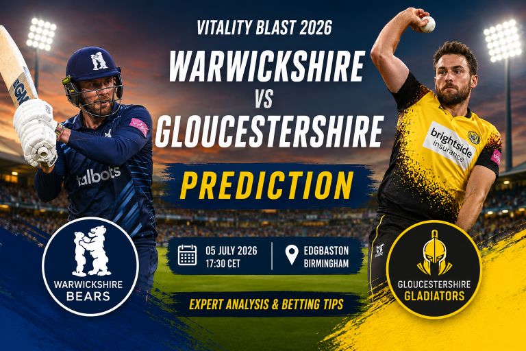 Warwickshire vs Gloucestershire Vitality Blast 2026