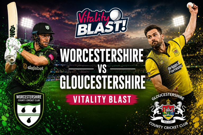 Worcestershire vs Gloucestershire Vitality Blast