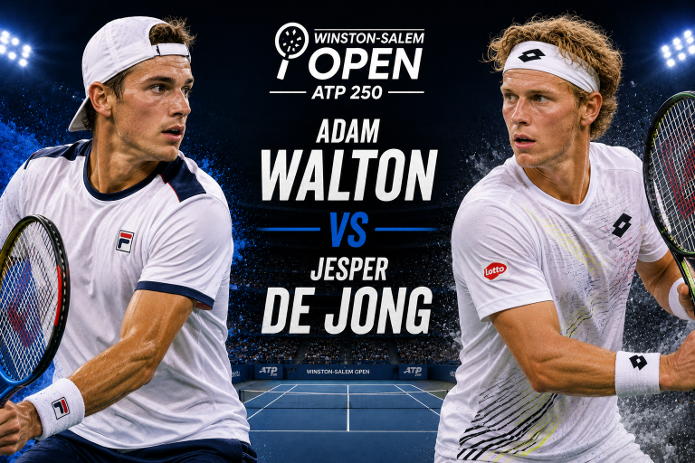 Adam Walton vs Jesper De Jong ATP Winston-Salem Prediction