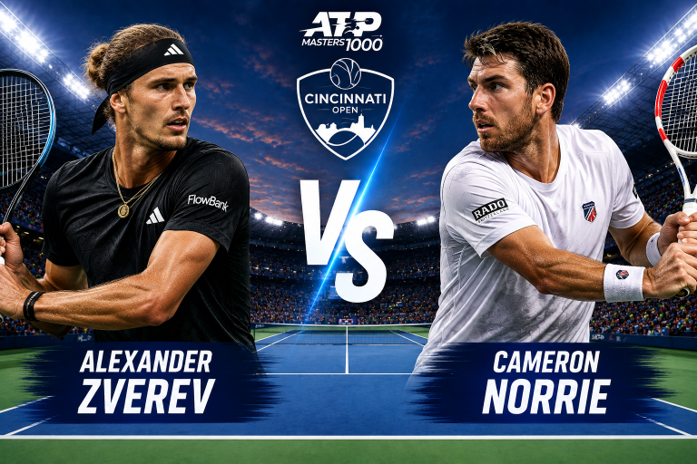 Alexander Zverev vs Cameron Norrie ATP Cincinnati Prediction
