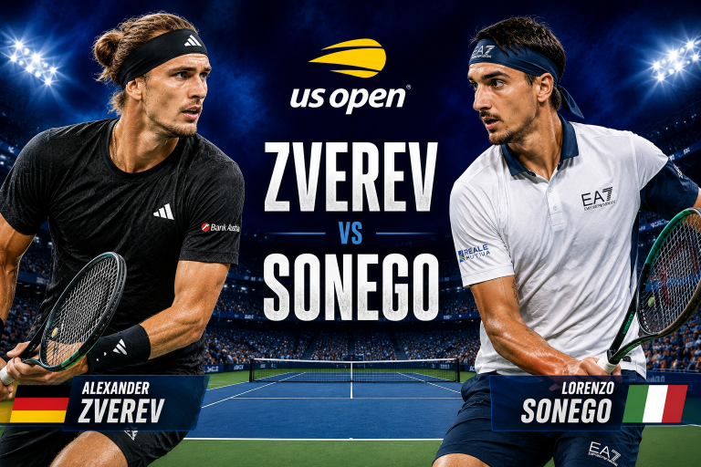 Alexander Zverev vs Lorenzo Sonego US Open Prediction