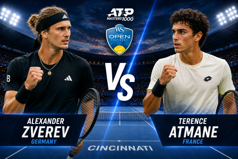Alexander Zverev vs Terence Atmane ATP Cincinnati Prediction