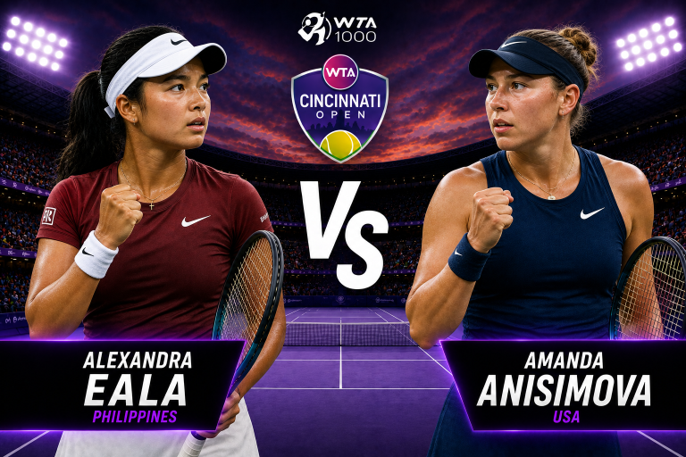 Alexandra Eala vs Amanda Anisimova WTA Cincinnati Prediction