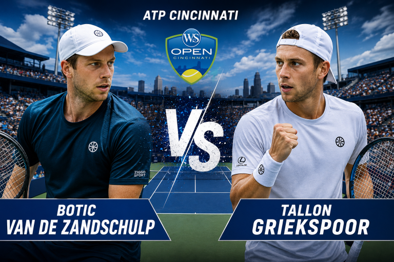 Botic Van De Zandschulp vs Tallon Griekspoor ATP Cincinnati Prediction
