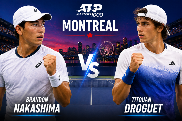 Brandon Nakashima vs Titouan Droguet ATP Montreal Prediction
