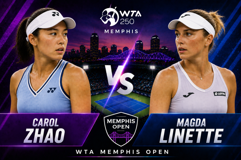 Carol Zhao vs Magda Linette WTA Memphis Prediction