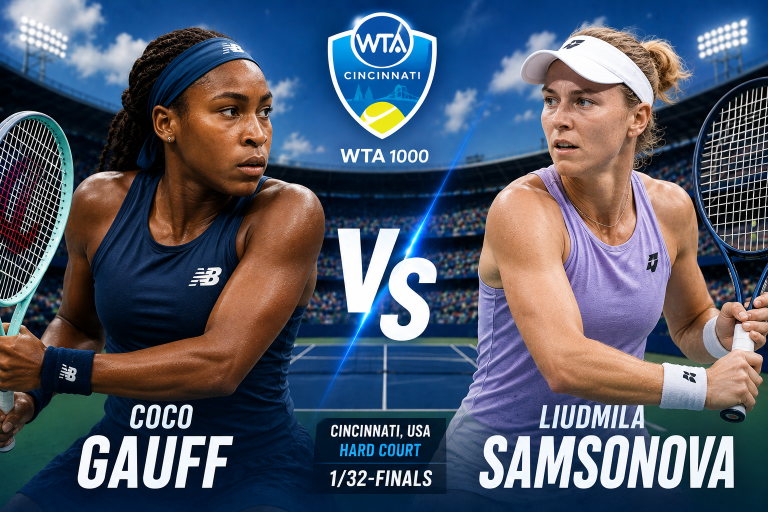 Coco Gauff vs Liudmila Samsonova WTA Cincinnati Prediction
