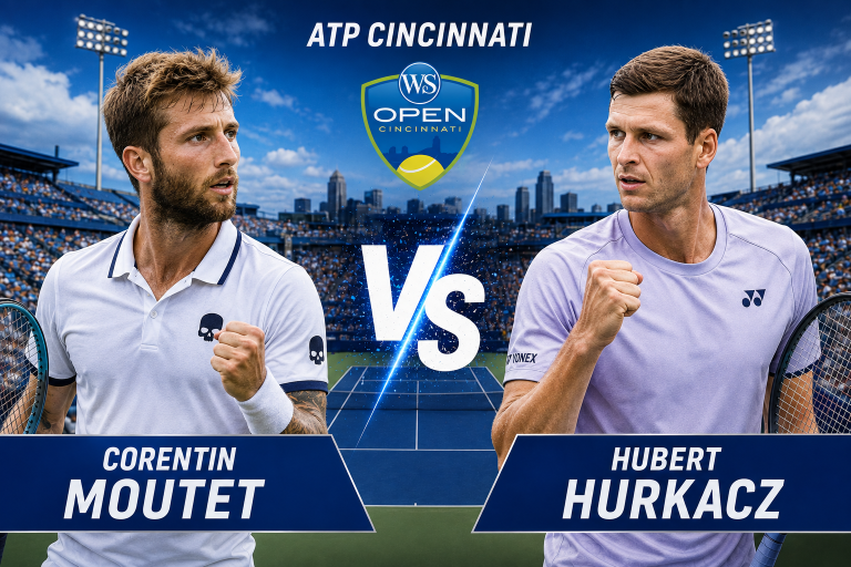 Corentin Moutet vs Hubert Hurkacz ATP Cincinnati Prediction