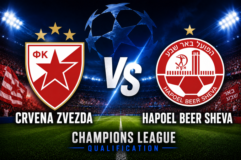 Crvena Zvezda vs Hapoel Beer Sheva Champions League Qualification Prediction