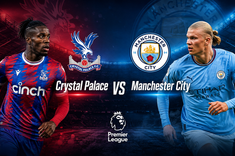 Crystal Palace vs Manchester City Premier League Prediction