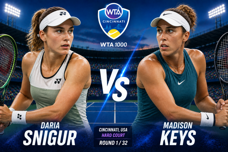 Daria Snigur vs Madison Keys WTA Cincinnati Prediction