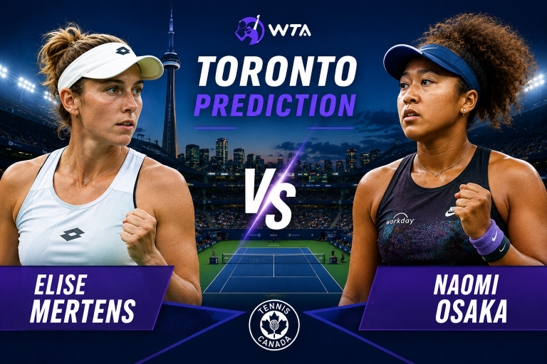 Elise Mertens vs Naomi Osaka WTA Toronto Prediction