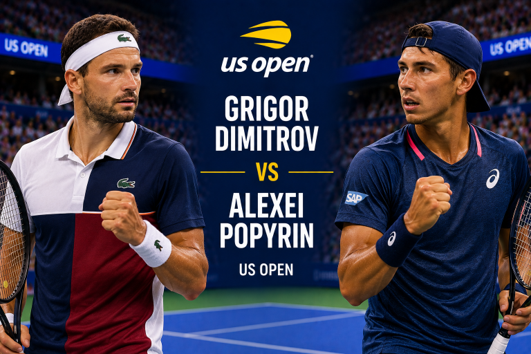 Grigor Dimitrov vs Alexei Popyrin US Open Prediction