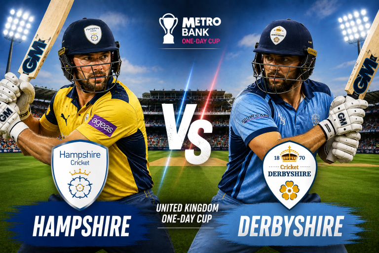Hampshire vs Derbyshire United Kingdom One-Day Cup Prediction