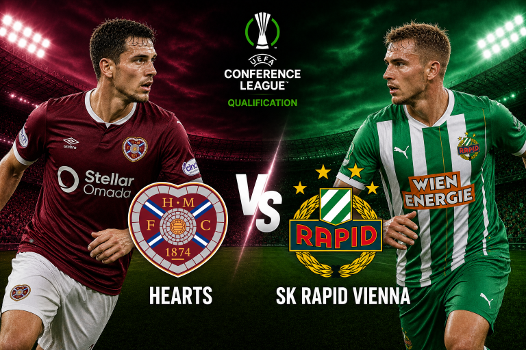 Hearts vs SK Rapid Vienna Europa Conference League Qualification Prediction
