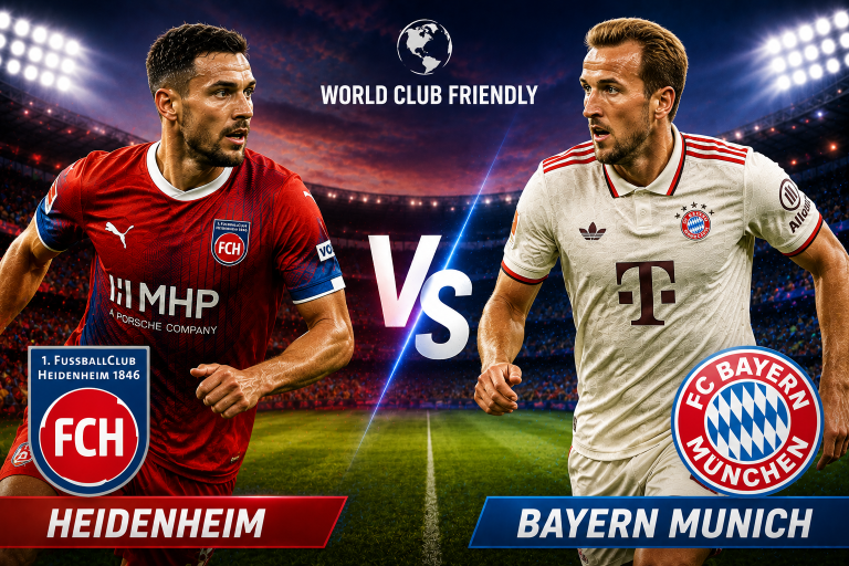 Heidenheim vs Bayern Munich World Club Friendly Prediction