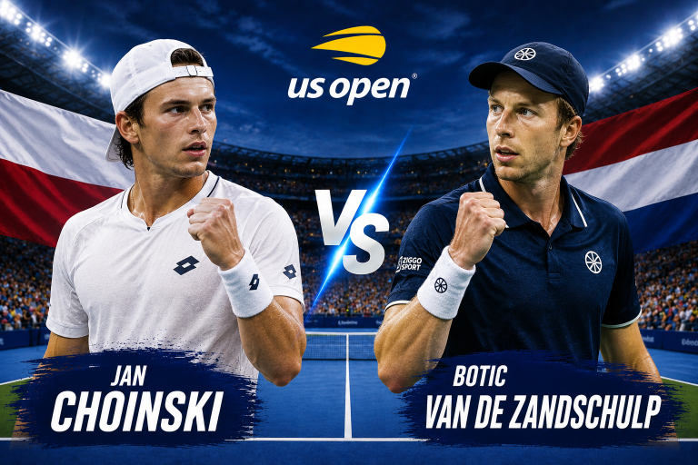 Jan Choinski vs Botic Van De Zandschulp US Open Prediction