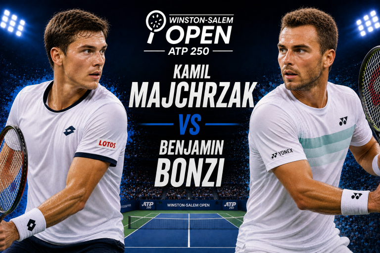 Kamil Majchrzak vs Benjamin Bonzi ATP Winston-Salem Prediction