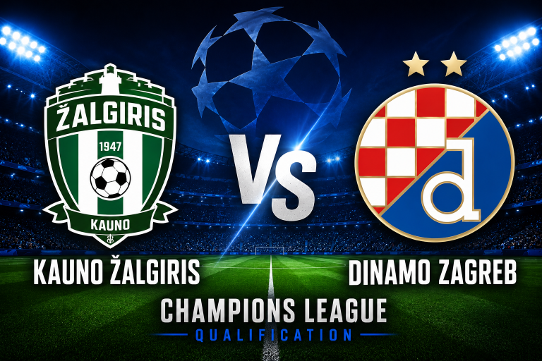 Kauno Zalgiris vs Dinamo Zagreb Champions League Qualification Prediction