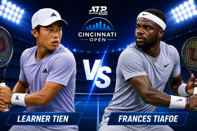 Learner Tien vs Frances Tiafoe ATP Cincinnati Prediction