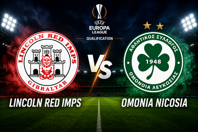 Lincoln Red Imps vs Omonia Europa League Qualification Prediction