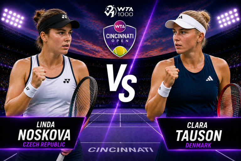 Linda Noskova vs Clara Tauson WTA Cincinnati Prediction