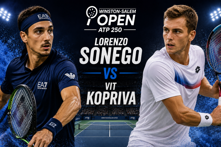 Lorenzo Sonego vs Vit Kopriva ATP Winston-Salem Prediction