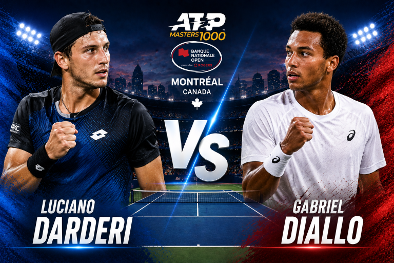 Luciano Darderi vs Gabriel Diallo ATP Montreal Prediction