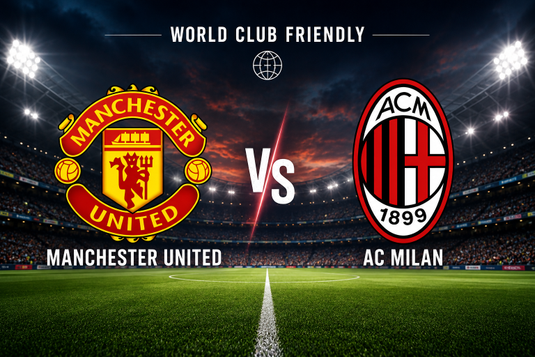 Manchester United vs AC Milan World Club Friendly Prediction