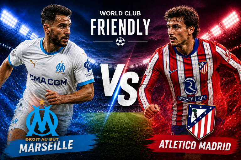 Marseille vs Atletico Madrid World Club Friendly Prediction