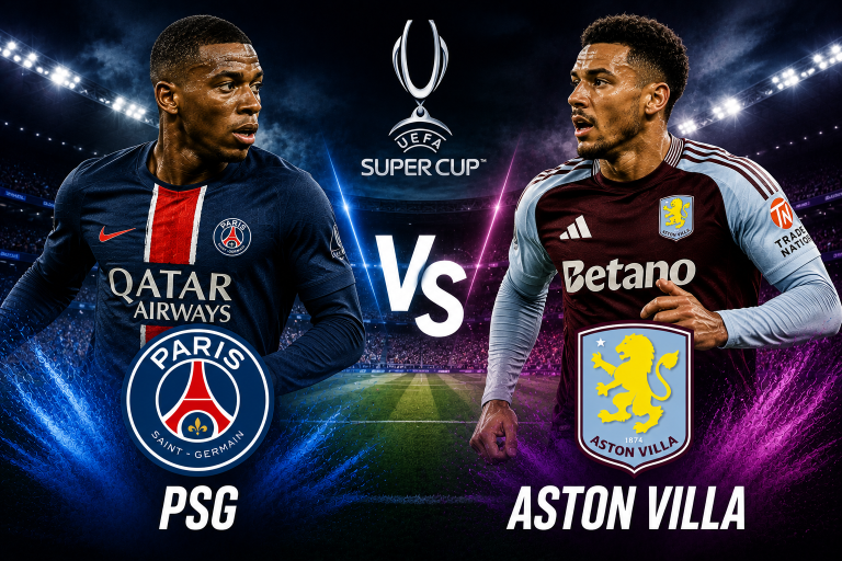 PSG vs Aston Villa UEFA Super Cup Prediction