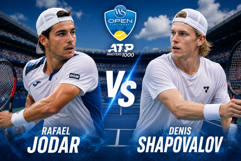 Rafael Jodar vs Denis Shapovalov ATP Cincinnati Prediction