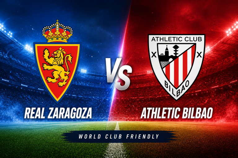 Real Zaragoza vs Athletic Bilbao World Club Friendly Prediction