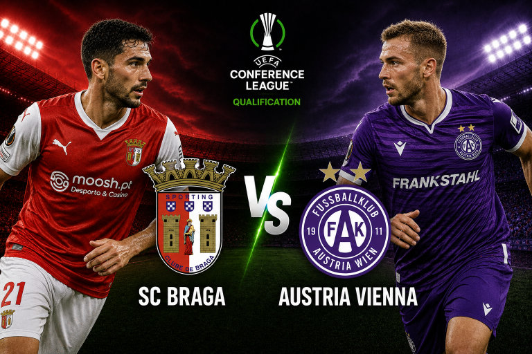 SC Braga vs Austria Vienna Europa Conference League Qualification Prediction