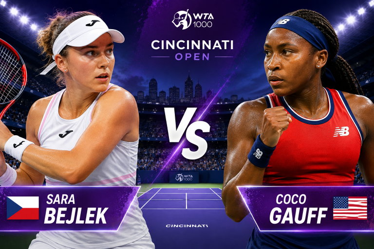 Sara Bejlek vs Coco Gauff WTA Cincinnati Prediction