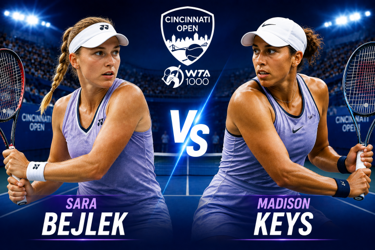 Sara Bejlek vs Madison Keys WTA Cincinnati Prediction