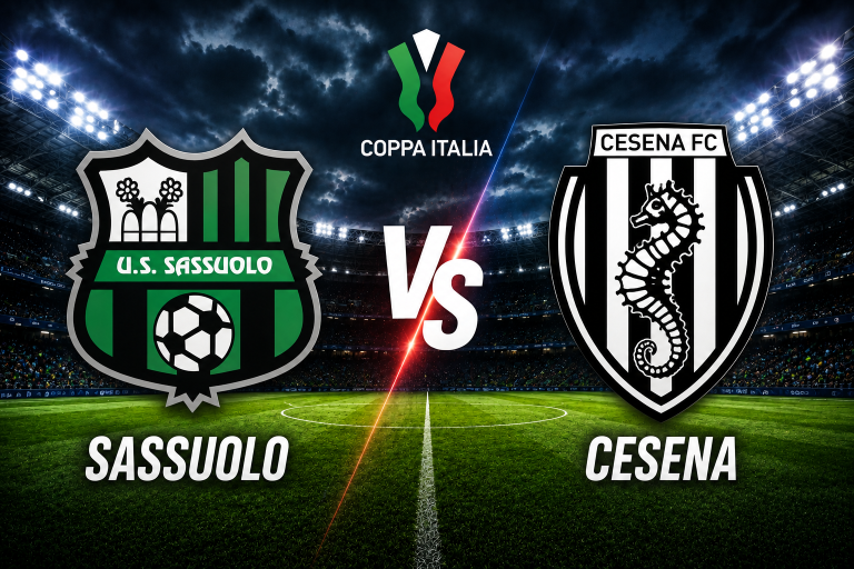 Sassuolo vs Cesena Coppa Italia Prediction