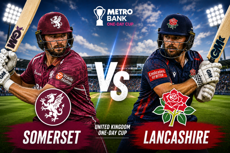 Somerset vs Lancashire United Kingdom One-Day Cup Prediction