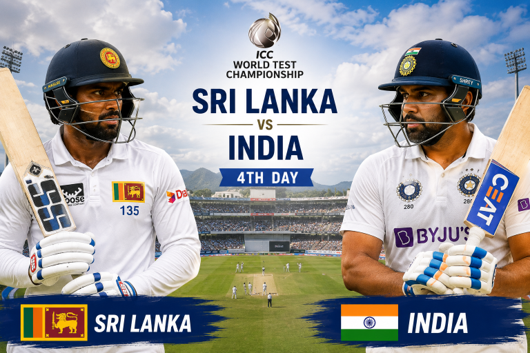 Sri Lanka vs India World Test Series 4th Day Prediction